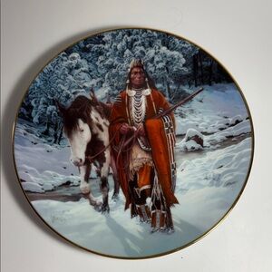 Winter of ’41 Don Crowley Collector Plate The Last Warriors Limited Edition